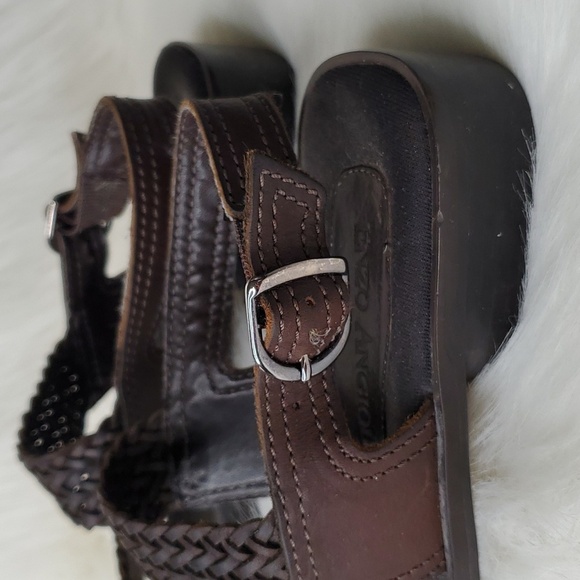 Enzo Angiolini Weaved Leather Strap Sandal - Picture 7 of 15